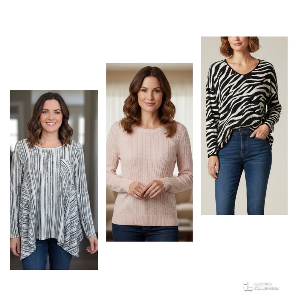 Lot of 3 Knit Sweater size XL
